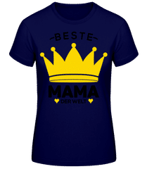 Beste Mama Der Welt Krone Gelb · Frauen Basic T-Shirt