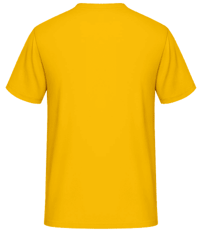 Disney Classics - Alice in Wonderland - Alice Smell the Flowers - Men's T-Shirt - Yellow - Back