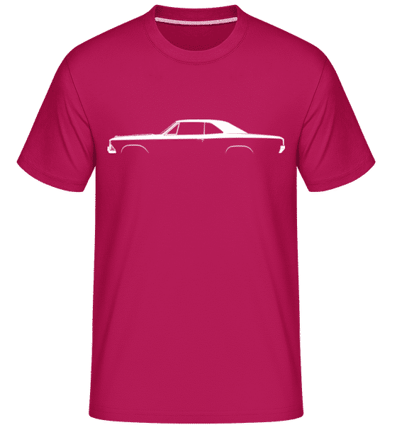 Preview: 'Chevrolet Chevelle SS 1966' Silhouette - Shirtinator Men's T-Shirt - Magenta - Front