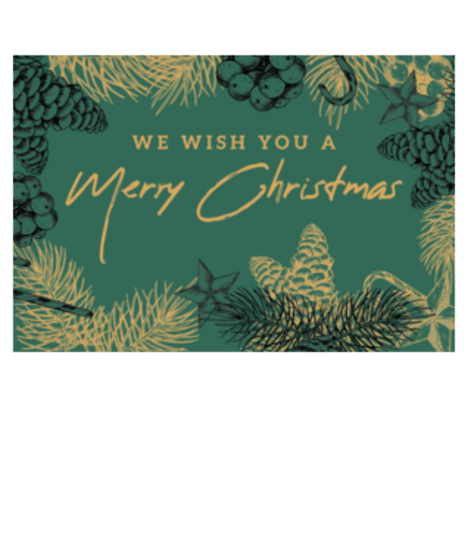 Aperçu: Merry Christmas Plants - Paillasson - Blanc - Devant