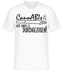 CannABIs Durchgezogen · Männer T-Shirt B&C