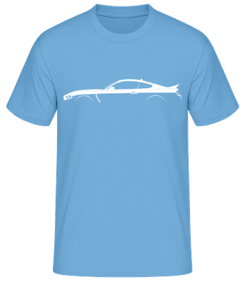 'Ford Shelby GT350 2015' Silhouette - Pánske basic tričko - Svetlo modrá - Predné