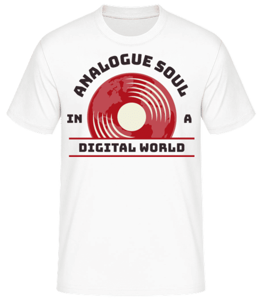 Vinyl Analogue Soul - T-shirt standard Homme - Blanc - Devant