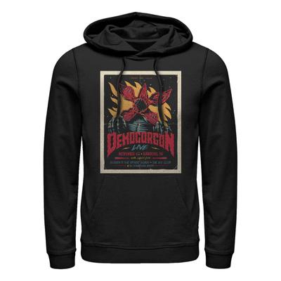 Netflix - Stranger Things - Demogorgon Gig Poster - Unisex Sweat à capuche - Noir - Devant