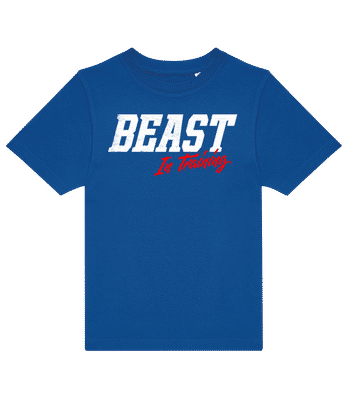 Beast In Training - Detské tričko B&C - Kráľovská modrá - Predné