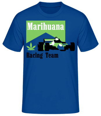 Marihuana Racing Team - Pánské basic tričko - Královská modrá - Napřed
