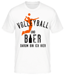 Volleyball Und Bier · Männer T-Shirt B&C