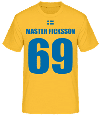 Schweden Fußball Trikot Master Ficksson · Männer Basic T-Shirt