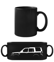 'Land Rover Discovery (2004)' Silhouette · Schwarze Tasse