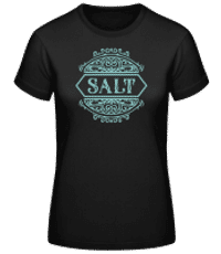Salt - Camiseta básica de mujer - Negro - delante
