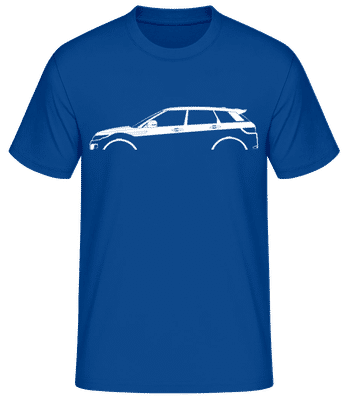 'Range Rover Evoque (2011)' Silhouette - Men's Basic T-Shirt - Royal blue - Front
