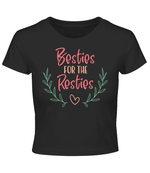 Aperçu: Besties For The Resties - Crop top - Noir - Devant