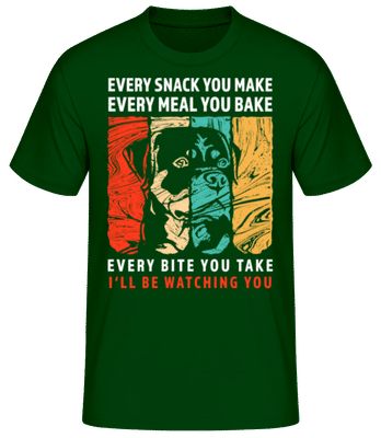 I'll Be Watching You - Pánské basic tričko - Bottle green - Napřed