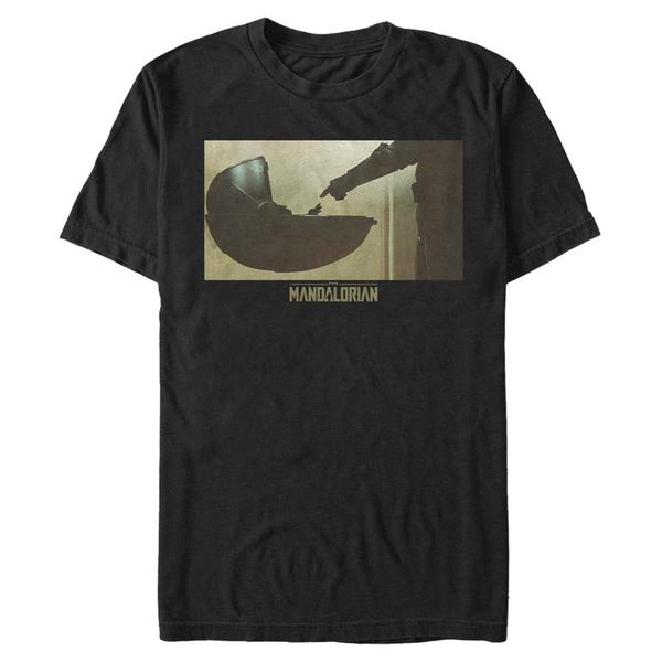 Aperçu: Star Wars - The Mandalorian - The Child Painted Scene - Homme T-shirt - Noir - Devant