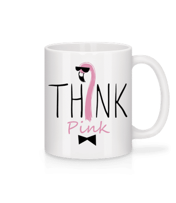 Think Pink - Tasse - Weiß - Vorne