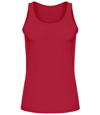 Débardeur femme Gildan - Rouge - Devant