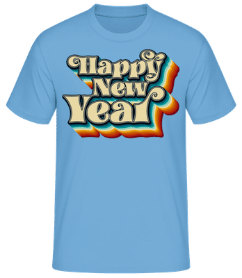 Happy New Year - Men's Basic T-Shirt - Light blue - Front