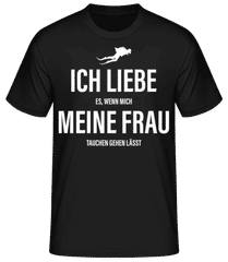 Ich Liebe Tauchen · Männer Basic T-Shirt