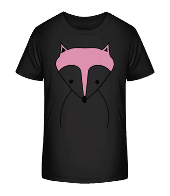 Renard Mignon - T-shirt bio Enfant Stanley Stella 2.0 - Noir - Devant