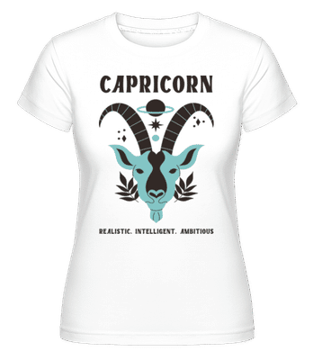 Capricorn - T-shirt Shirtinator femme - Blanc - Devant