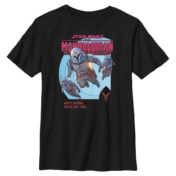 Aperçu: Star Wars - The Mandalorian - Skupina We've Got This - Enfant T-shirt - Noir - Devant