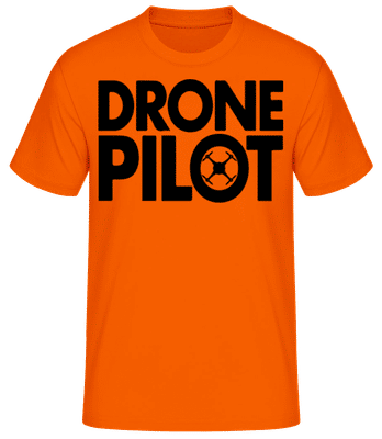 Drone Pilot - Men's B&C T-Shirt - Orange - Front