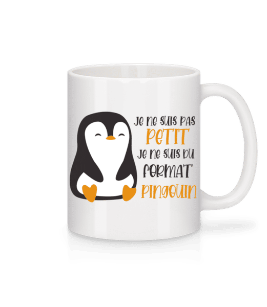 Aperçu: Je Ne Suis Pas Petit Pingouin - Mug en céramique blanc - Blanc - Devant