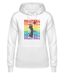 Volleyball Retro Woman · Frauen Basic Hoodie