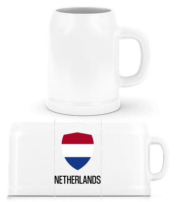 Netherlands - Chope de bière - Blanc - Devant