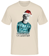 Christmas Lama · Camiseta básica para hombre