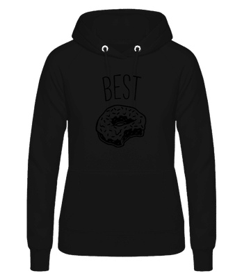 Best Donut - Women's Hoodie - Black - Front