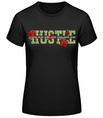 Hustle - Women's Basic T-Shirt - Black - Front