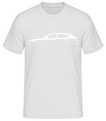 'Audi A3 Sportback (8Y)' Silhouette - Men's Basic T-Shirt - Heather grey - Front