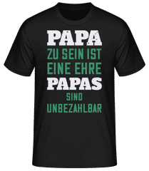 Papas Sind Unbezahlbar · Männer Basic T-Shirt