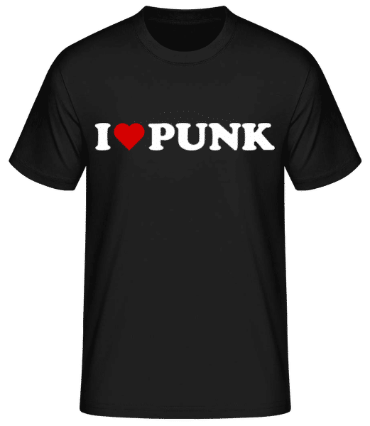 Aperçu: I Love Punk - T-shirt standard Homme - Noir - Devant