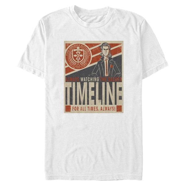 Aperçu: Marvel - Loki - TVA Always Watching - Homme T-shirt - Blanc - Devant