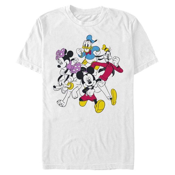 Aperçu: Disney - Mickey Mouse - Skupina Mickey And Friends - Homme T-shirt - Blanc - Devant