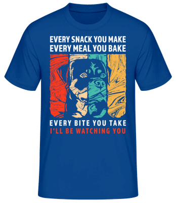 I'll Be Watching You - T-shirt standard Homme - Bleu royal - Devant