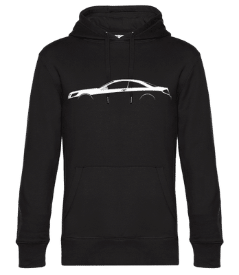 'Mercedes CL C216' Silhouette - Sweat à capuche premium Unisexe - Noir - Devant