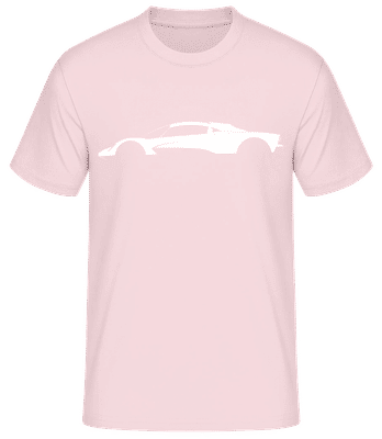 'Aston Martin Valhalla' Silhouette - Men's Basic T-Shirt - Pink - Front