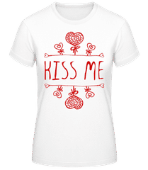 Kiss Me Sign · Camiseta básica de mujer