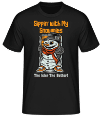 Sippin' With My Snowmies · T-shirt standard Homme