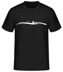 'Jaguar XJ13' Silhouette · Camiseta básica para hombre