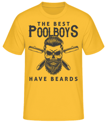 The Best Poolboys - Men's Basic T-Shirt - Golden yellow - Front
