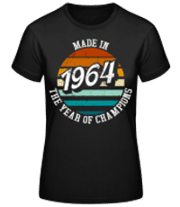 1964 The Year Of Champions - Dámske basic tričko - Čierna - Predné