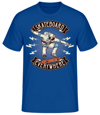 Skateboard Everywhere - Men's Basic T-Shirt - Royal blue - Front