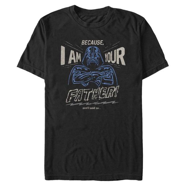 Aperçu: Star Wars - Darth Vader Dad Says So - Father's Day - Homme T-shirt - Noir - Devant