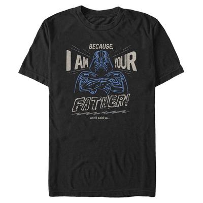 Star Wars - Darth Vader Dad Says So - Father's Day - Homme T-shirt - Noir - Devant