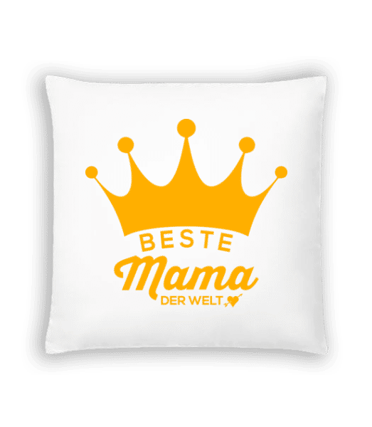Vorschau: Beste Mama Der Welt - Kissen - Weiß - Vorne