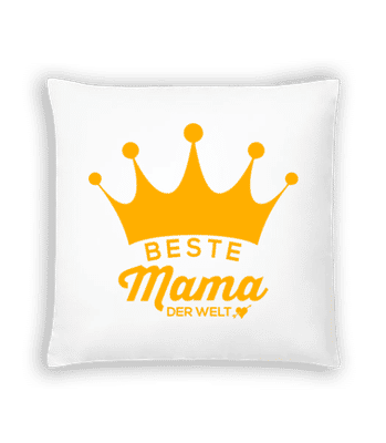 Beste Mama Der Welt - Kissen - Weiß - Vorne